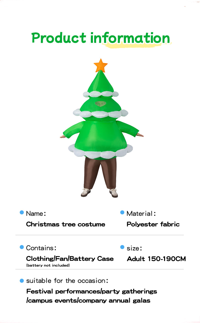 Inflatable Christmas Tree Costume
