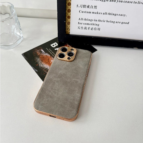 Lambskin Leather iPhone Case