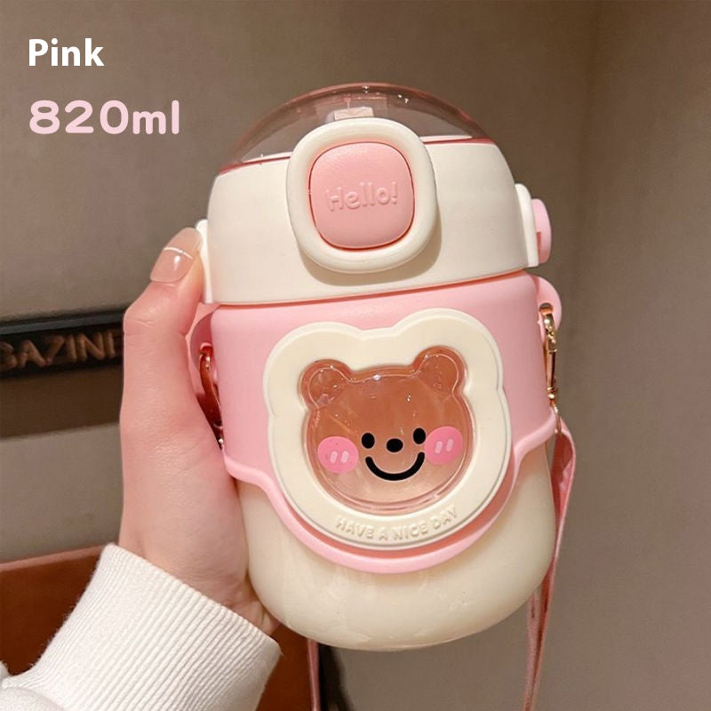 Big Belly Straw Water Bottle