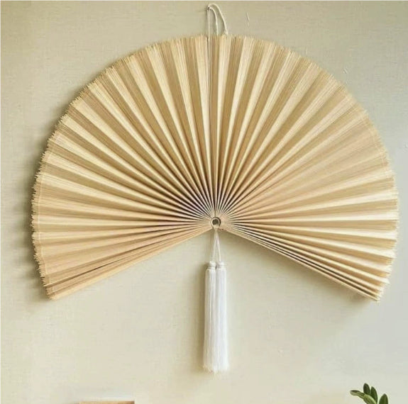 Decorative Bamboo Wall Fan