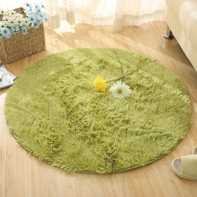 Fluffy Round Chair Cushion