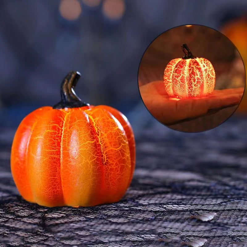Glowing Resin Pumpkin Lights