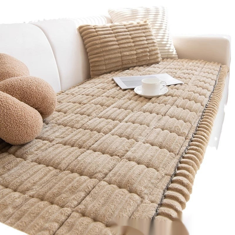Corduroy Non-Slip Sofa Cushion Cover