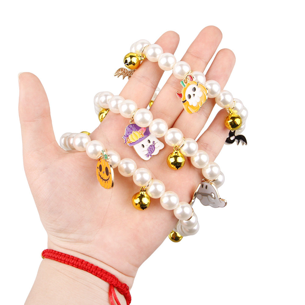 Halloween Pearl Pet Collar