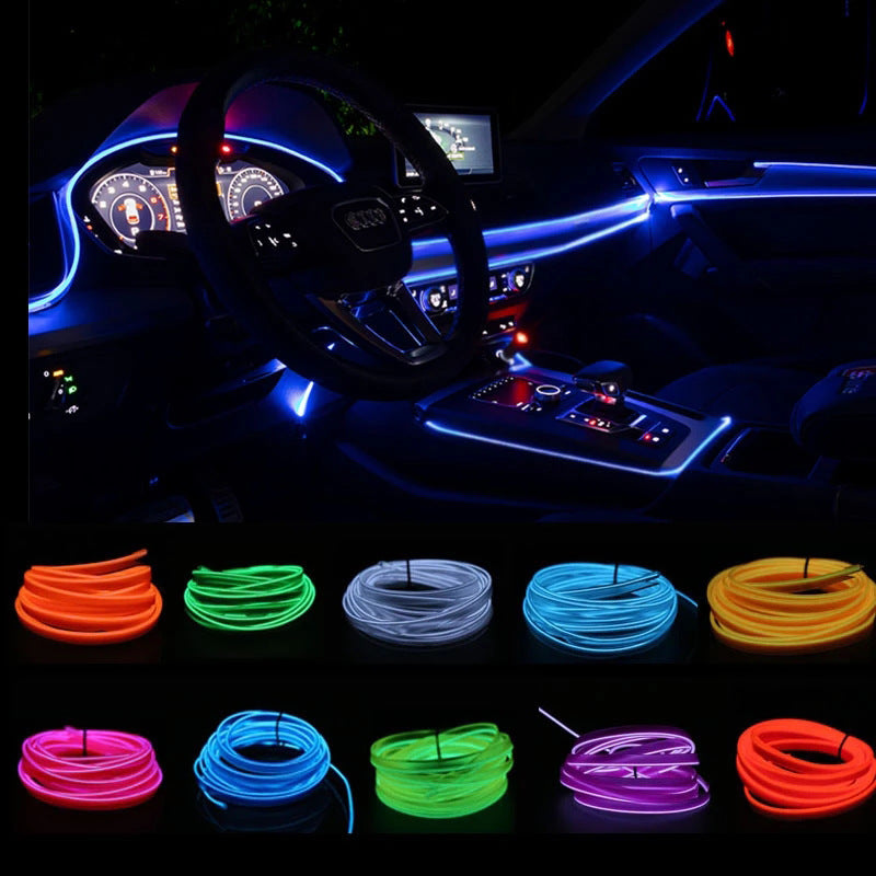 USB Neon Dashboard Light Strip