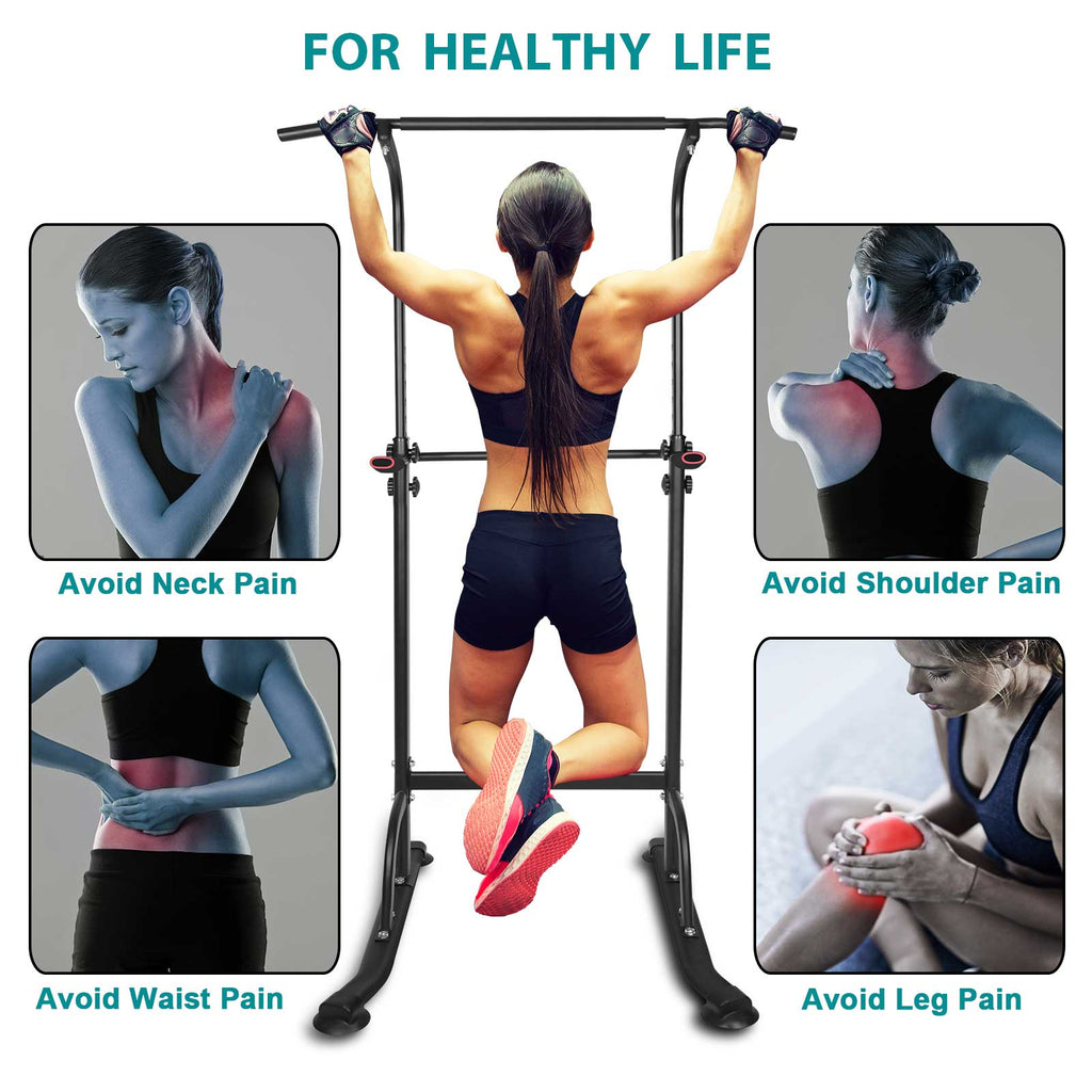 Power Tower with Pull-Up Bar & Bench