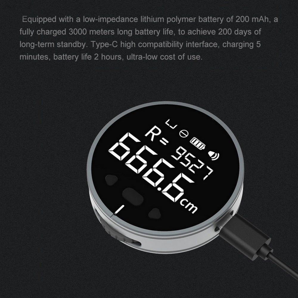 Rechargeable Digital Roller Tape Measure
