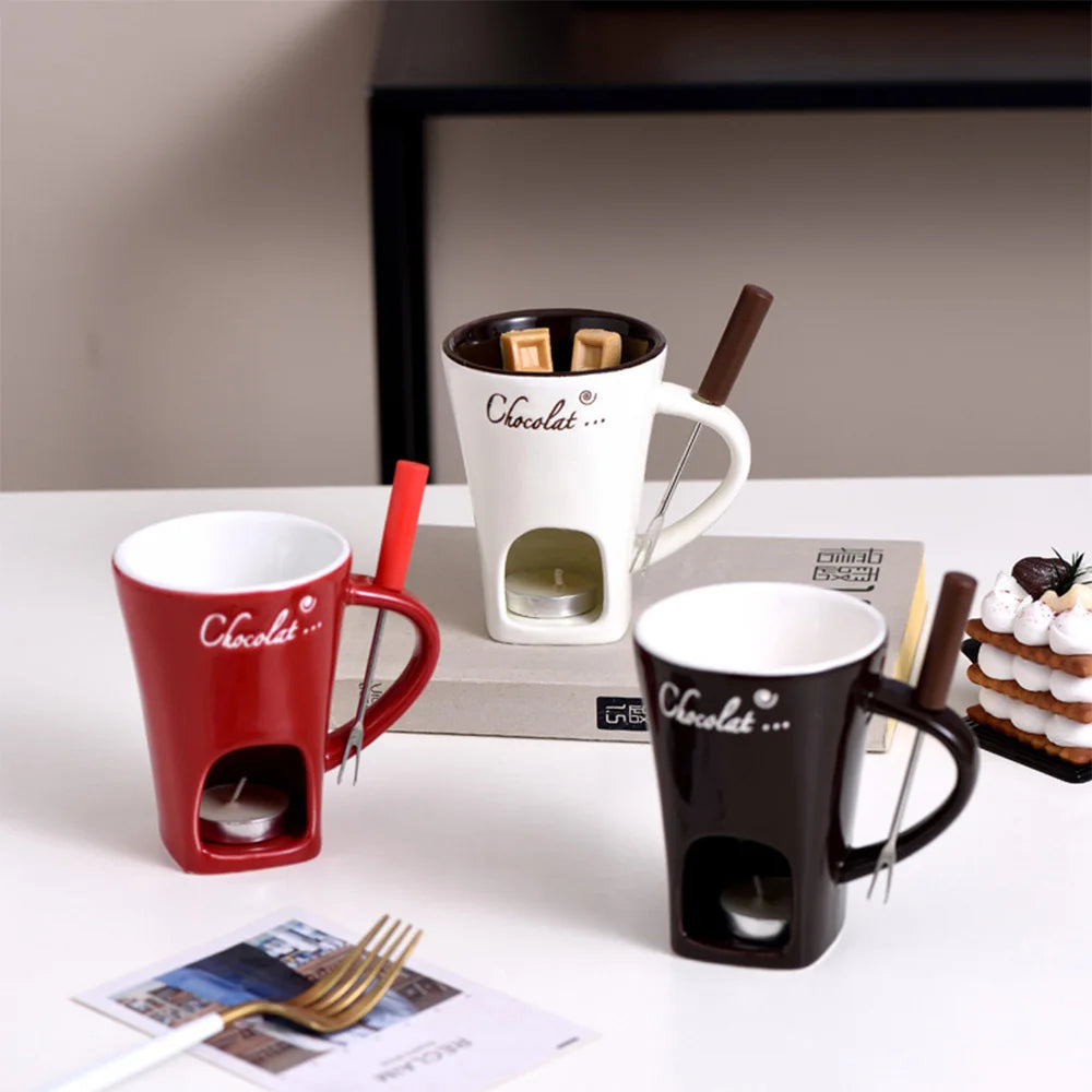 Mini Fondue Mug Set