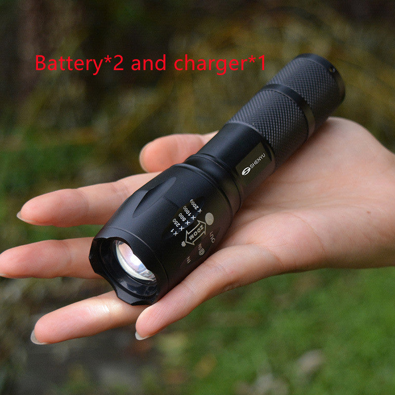 Rechargeable Aluminum Flashlight