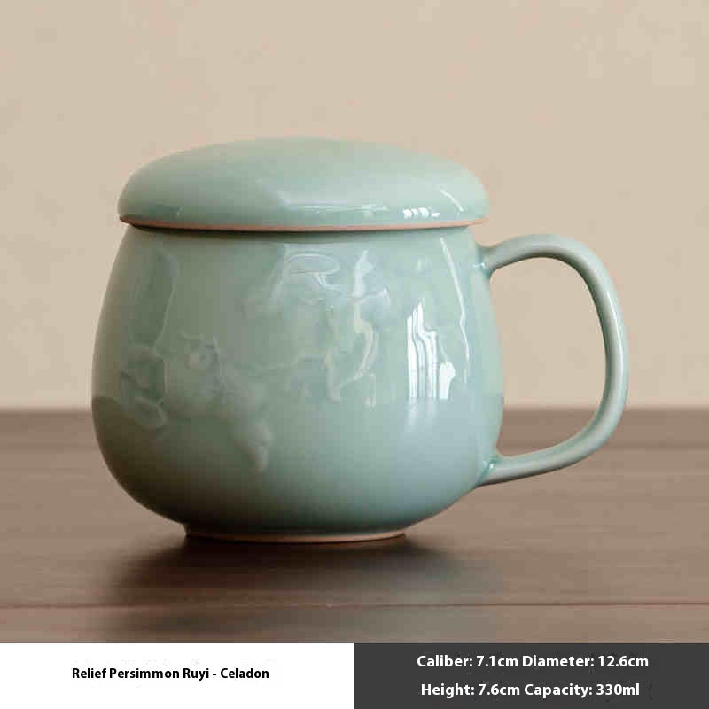 Porcelain Tea Infuser Mug