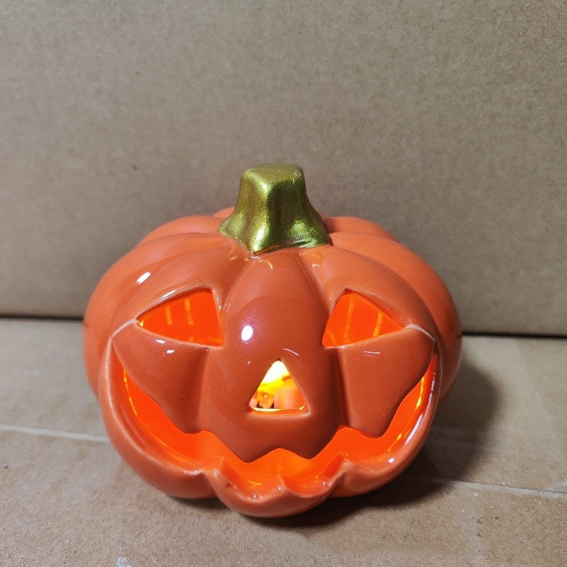 Ceramic Halloween Lantern
