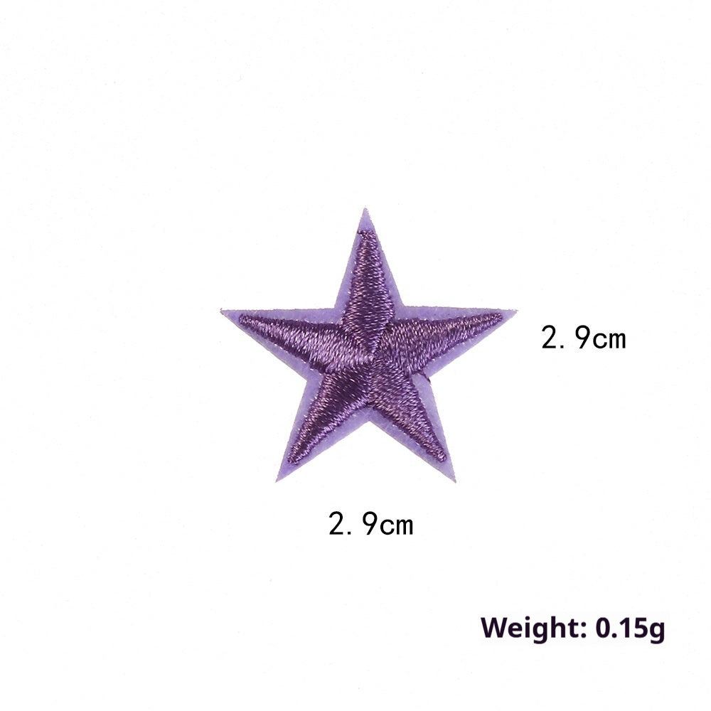 Embroidered Star Patches