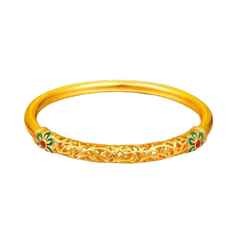 Dunhuang-Inspired Enamel Bracelet