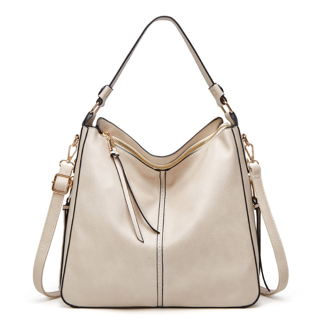 Zip Hobo Bucket Bag