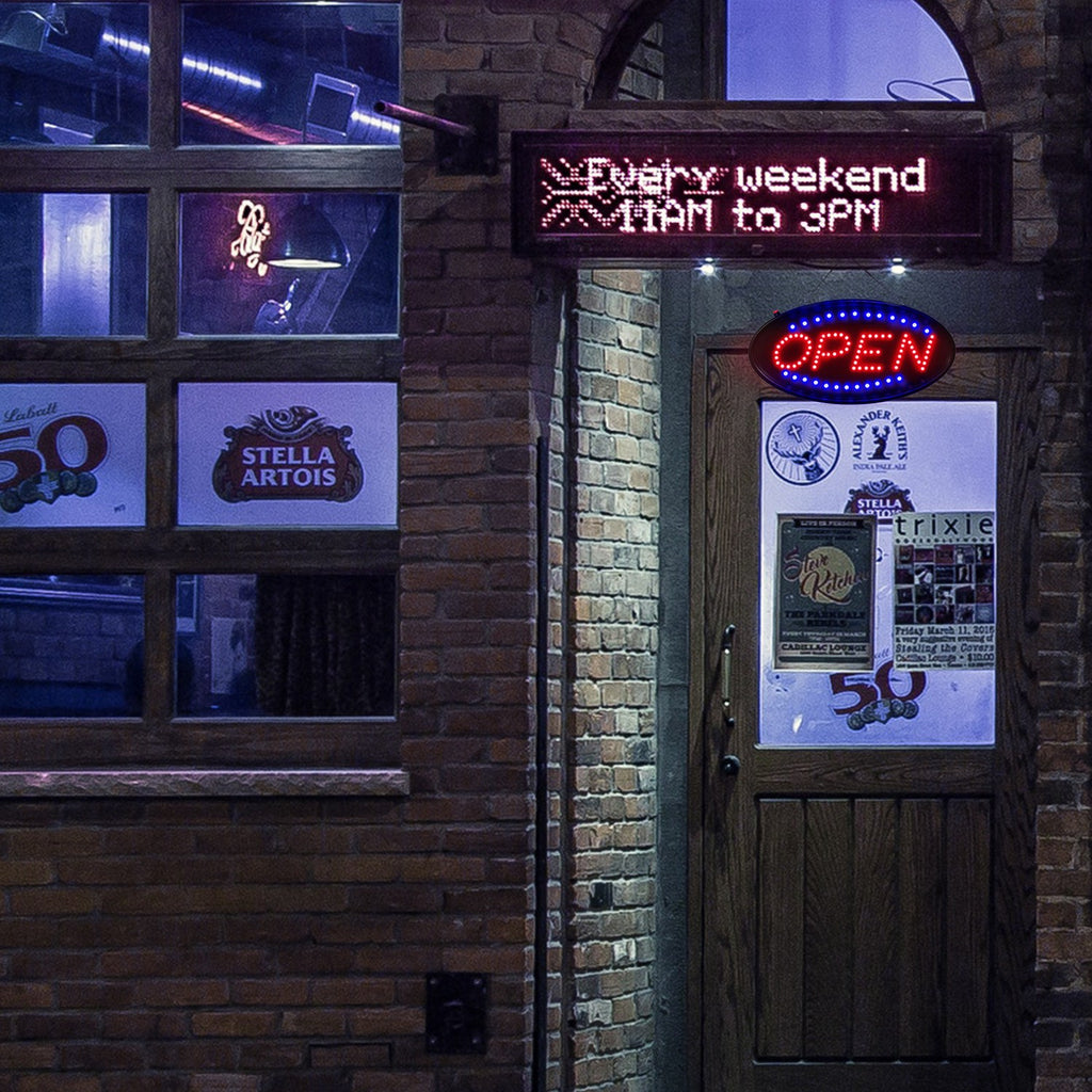 LED Neon "OPEN" Sign