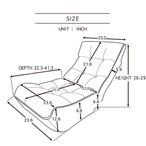 Adjustable Floor Lounge Chair