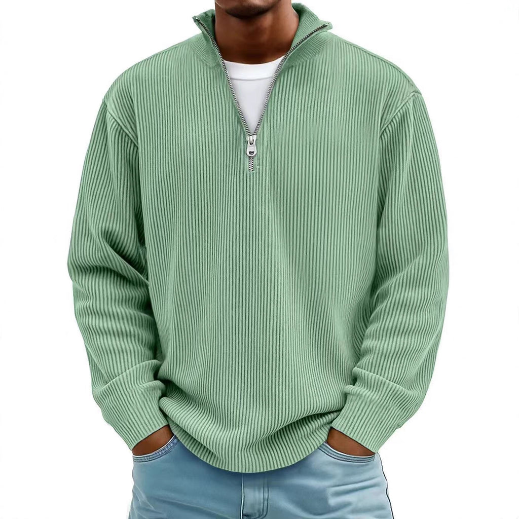 Men's Corduroy Quarter-Zip Pullover