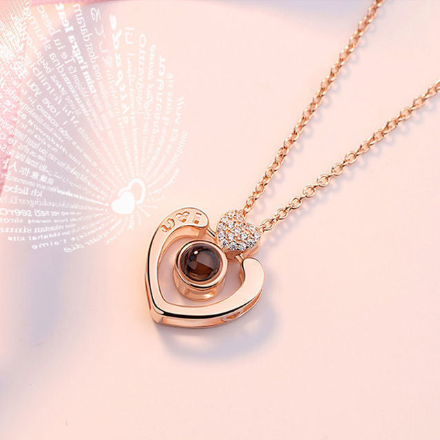 "I Love You" in 100 Languages Necklace