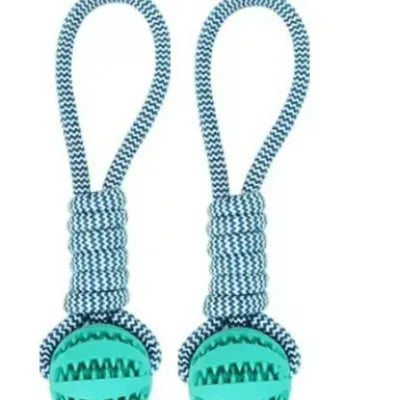Rope & Rubber Treat Ball