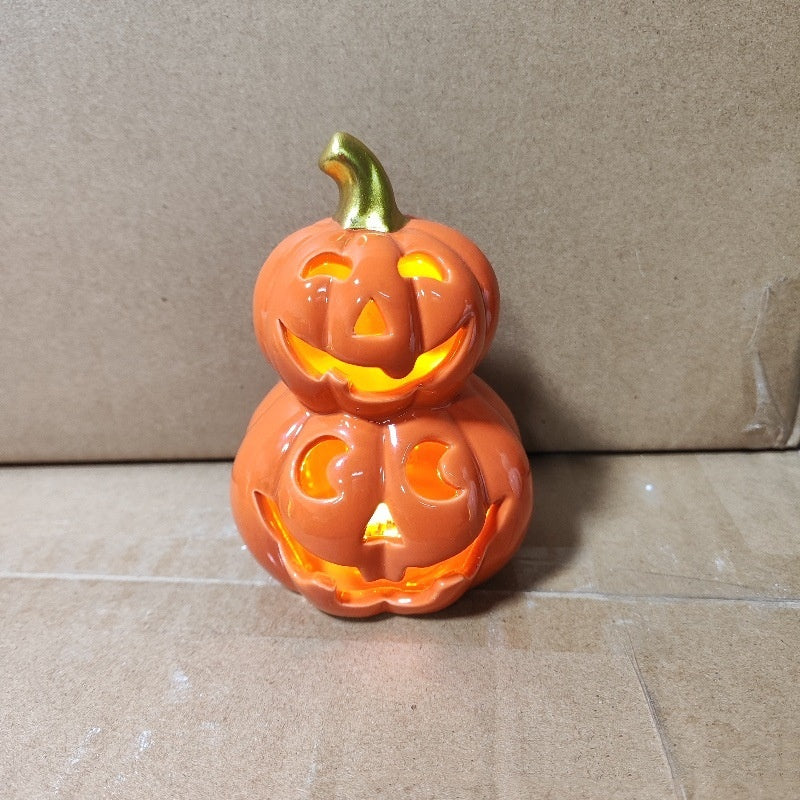 Ceramic Halloween Lantern
