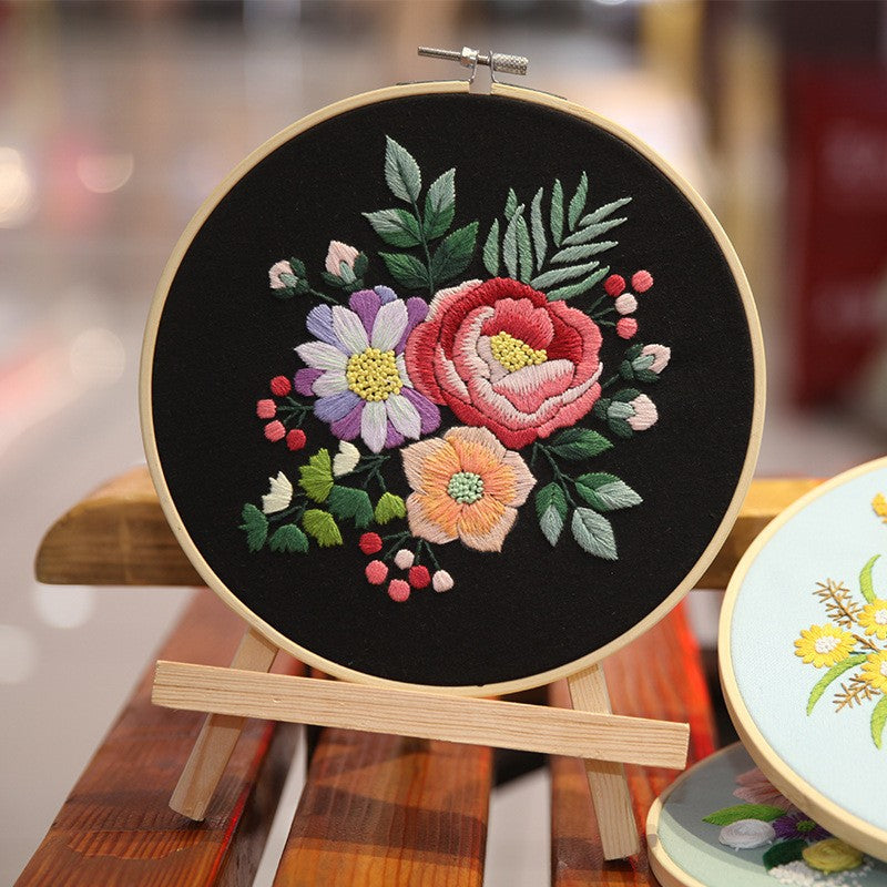 3D Flower Embroidery Kit