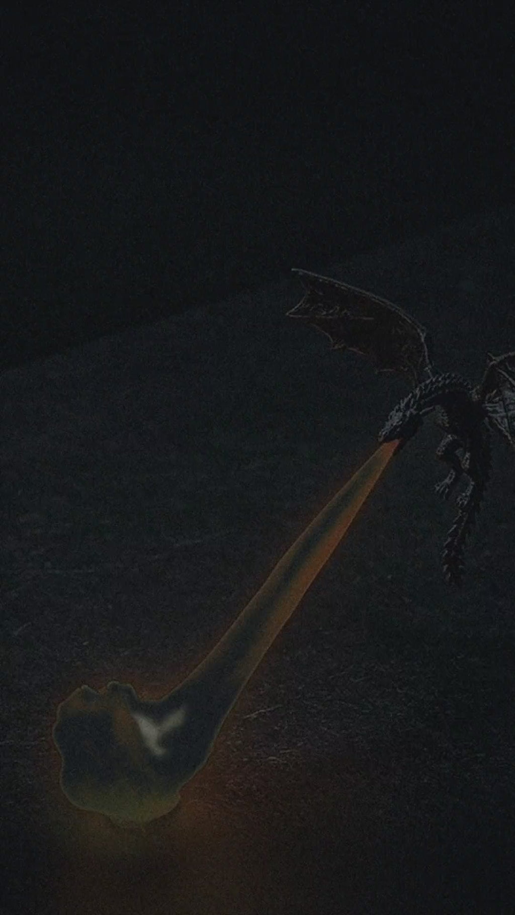 Dragon Breath LED Night Light — Golden fire and Blue ice glow